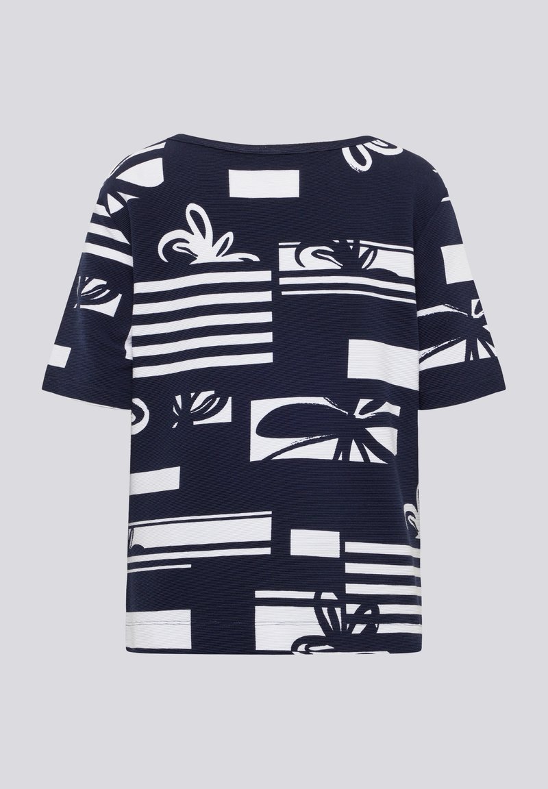 Rabe T-Shirt Schwarz - 3/4 Ärmel Mit Glanzdetails Damen Shirt