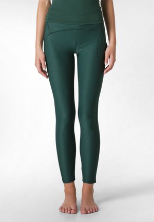 SOFT TOUCH WITH POCKET - Tights - green