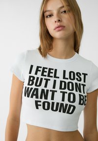 Stradivarius PLACEMENT - T-shirts print - black