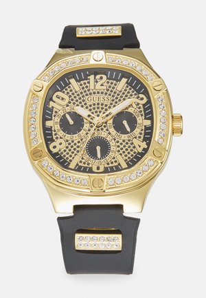 DUKE - Chronograph watch - black glitz & gold coloured