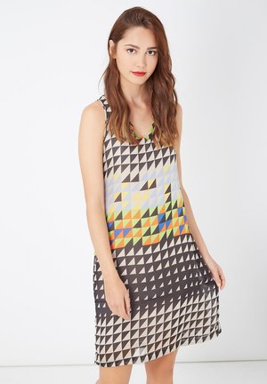 ESTAMPADO SIN MANGAS - Vestido ligero - black