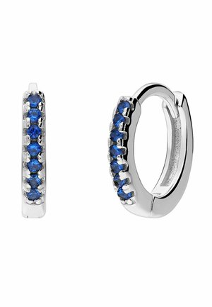 MODERN BASIC - Earrings - silver-coloured blue