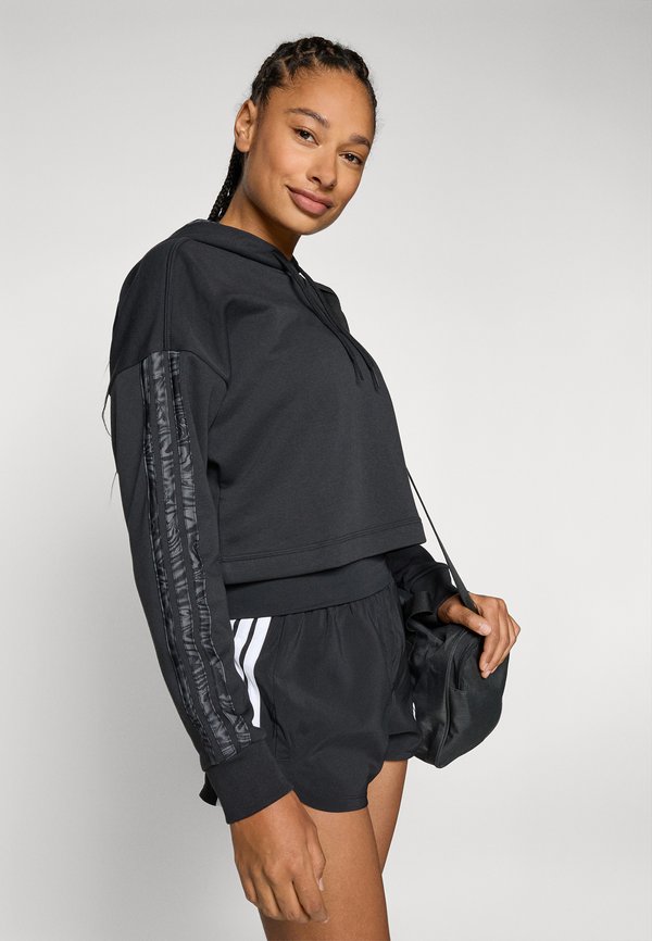 ESSENTIALS 3 STRIPES PRINT - Hoodie3