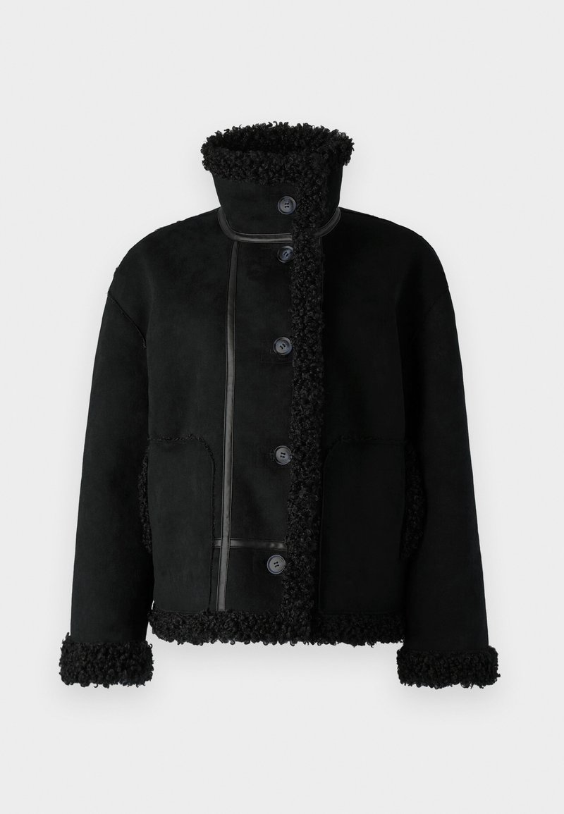 Object OBJOAKLYN JACKET - Kunstlederjacke - black/schwarz - Zalando.ch