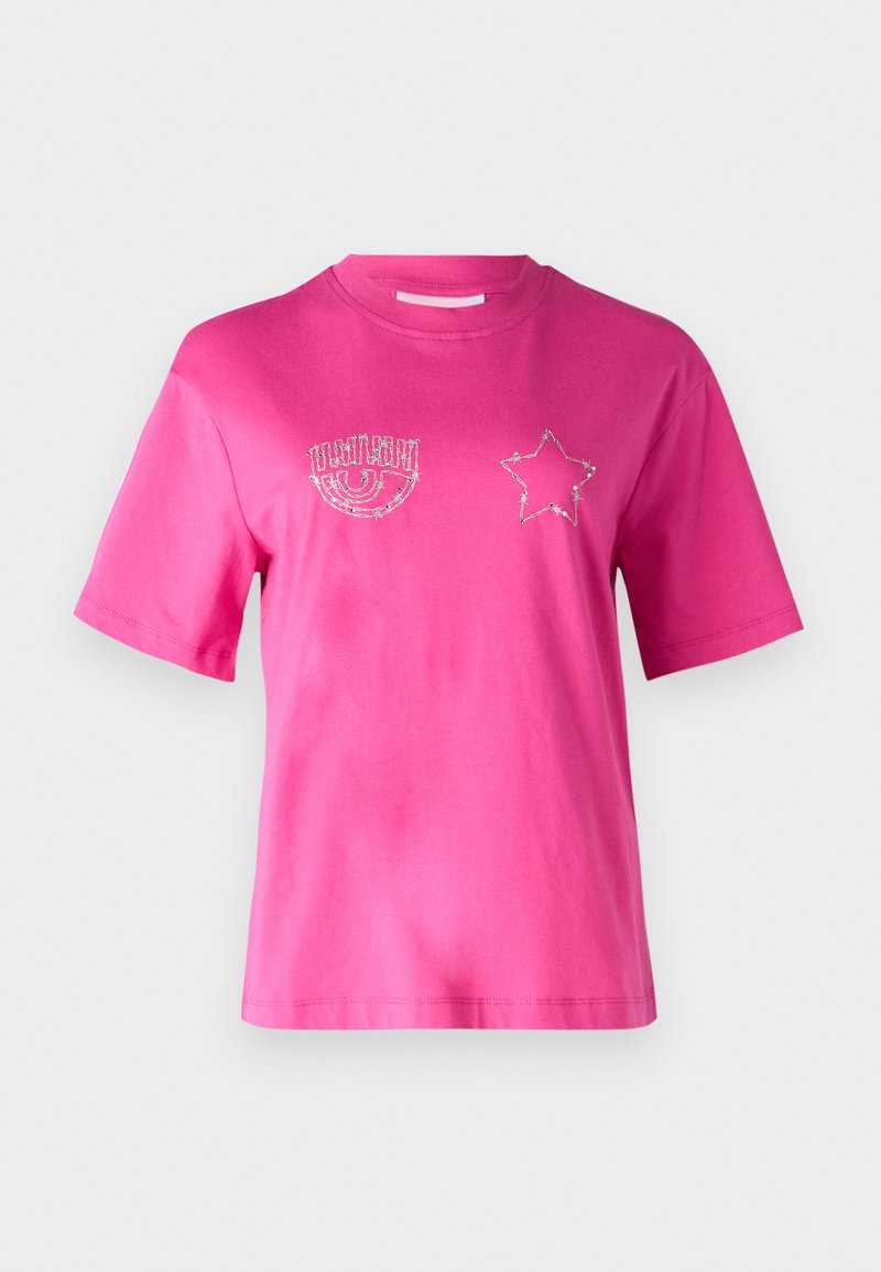 CHIARA FERRAGNI T-shirt print donkerroze