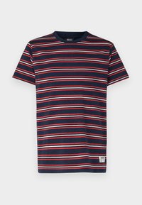 TEE - Print T-shirt - navy/red