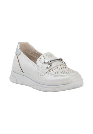 Amarpies, MOCASSINO DONNA - Scarpe senza lacci - bianco