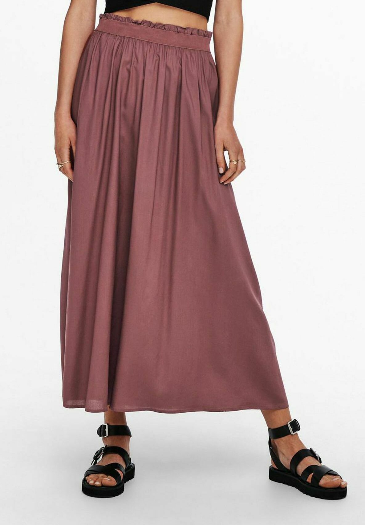 ONLY Faltenrock - rosa/ocker-meliert - Zalando.de