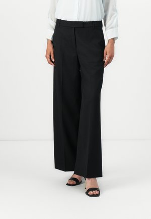 WIDE LEG TROUSER - Trousers - black