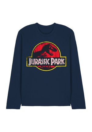Universal Studios, JURASSIC PARK DISTRESSED LOGO - Langarmshirt - dark blue