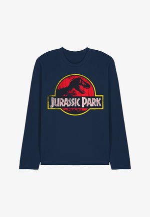 Universal Studios, JURASSIC PARK DISTRESSED LOGO - Langarmshirt - dark blue