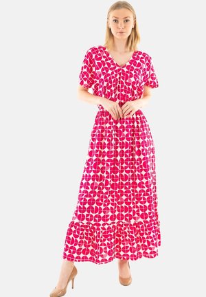 Vestido largo - rouge