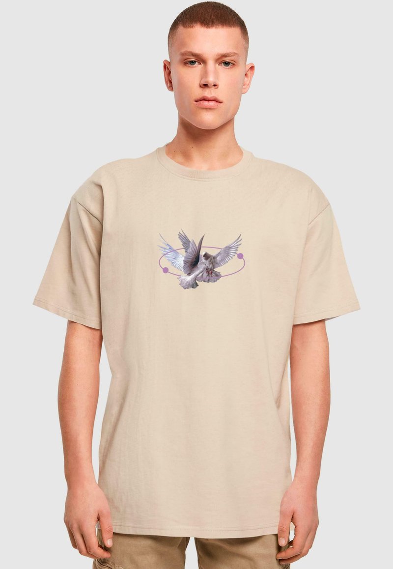 Upscale by Mister Tee VIVE LA LIBERTE - T-shirt con stampa - wet sand