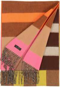 FRAAS STRIPES CASHMINK - MADE IN GERMANY - Écharpe - camel