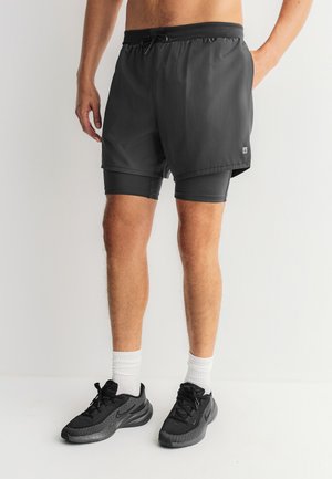 Next, REGULAR FIT - ACTIVE 2-IN-1 2 PACK - Trainingsbroek - black