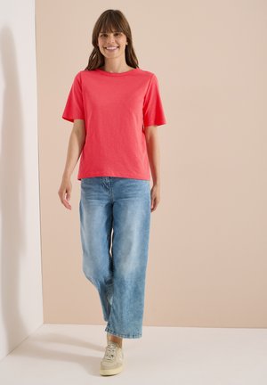 Cecil, T-SHIRT IN UNIFARBE - T-shirt basique - coral