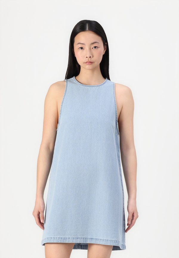JXMACY SHORT A SHAPE DRESS - Denim dress