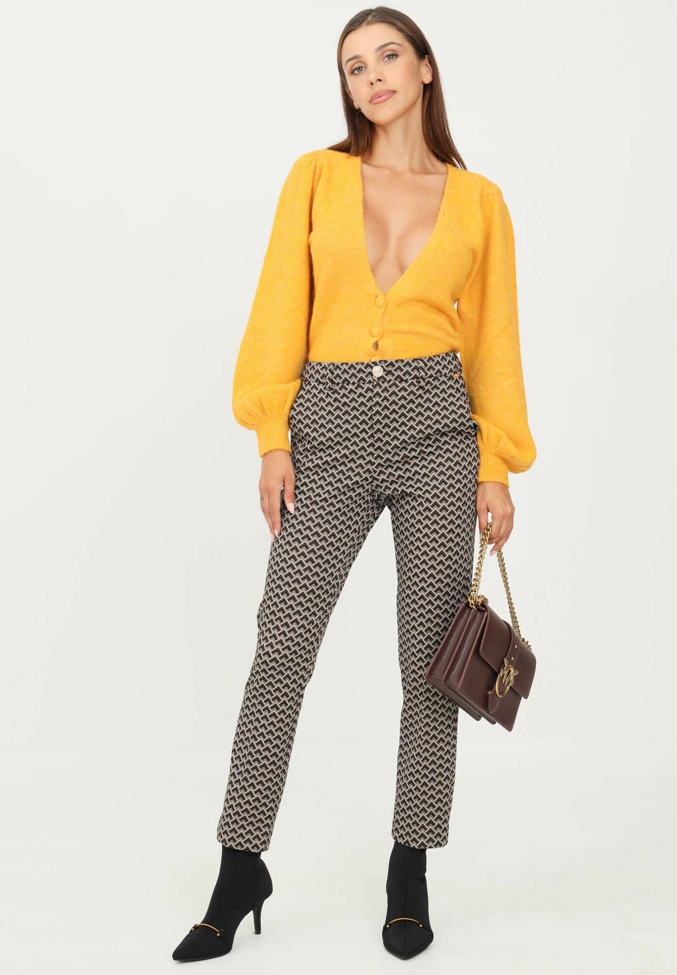 LIU JO Pantaloni - geom moro nero panna/grigio - Zalando.it