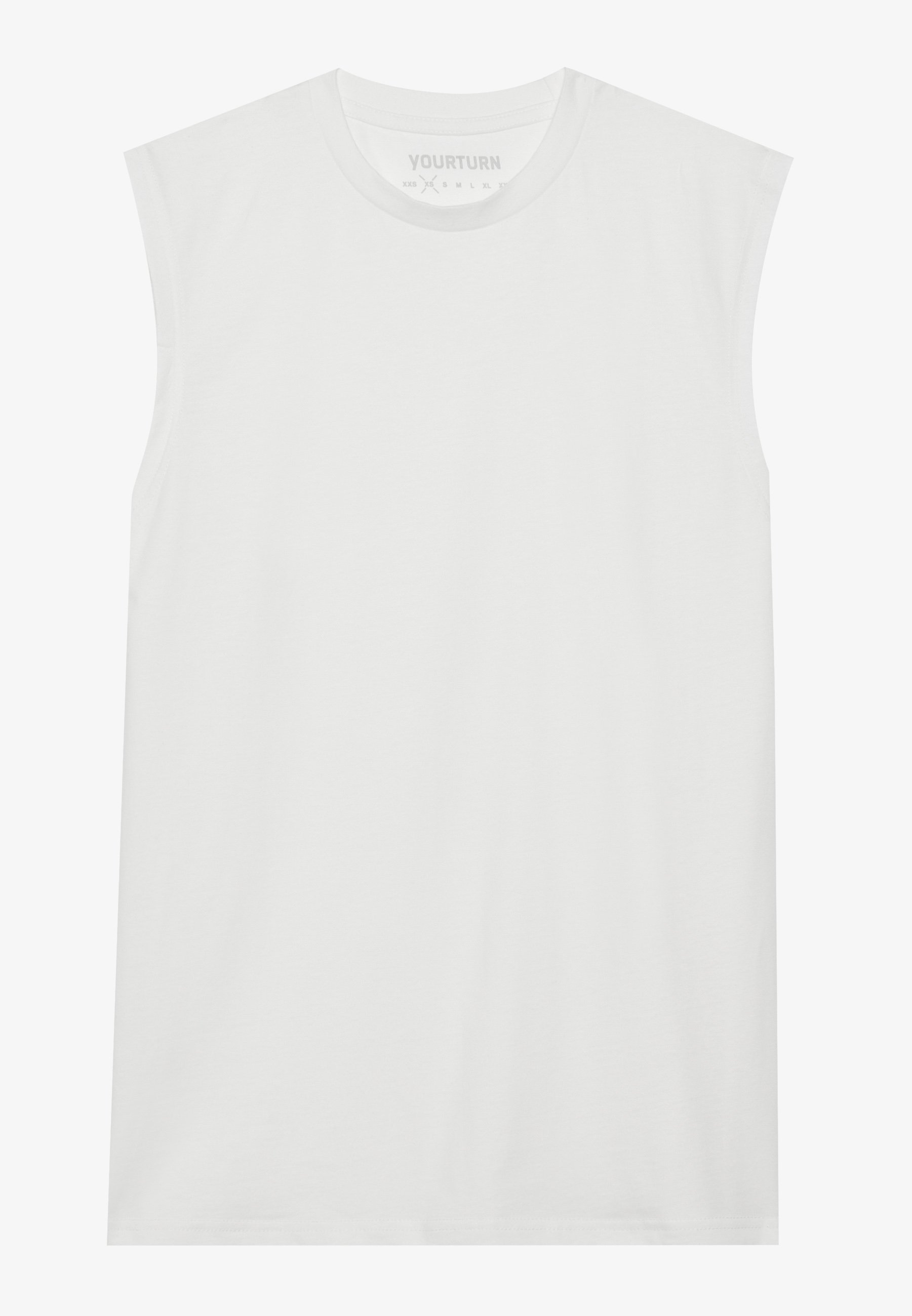 Unisex beige tank top