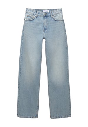 PULL&BEAR MID-WAIST - Jeans a sigaretta - light blue denim