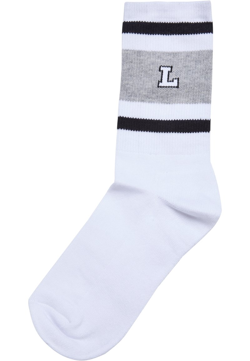 Urban Classics COLLEGE TEAM - Calze - black heathergrey white