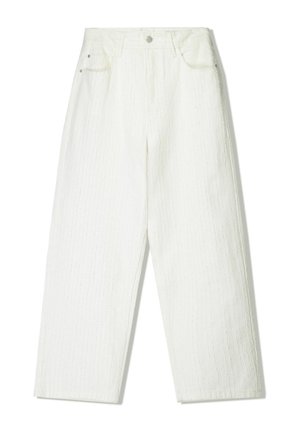 Bershka BAGGY - Jeans Relaxed Fit - beige