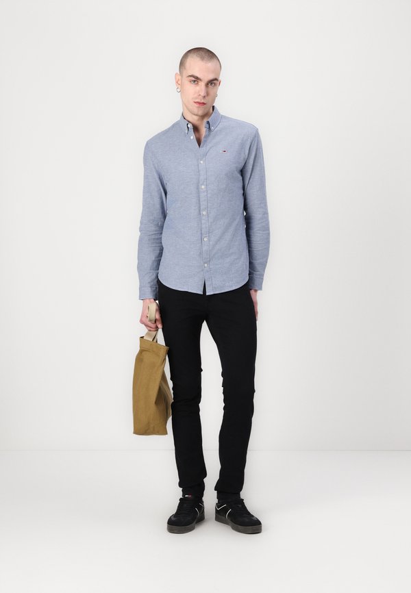 SLIM STRETCH OXFORD SHIRT - Shirt - bleu4