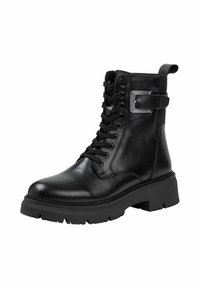 Marco Tozzi Stivaletti con plateau - black