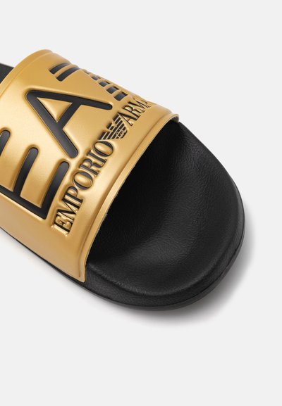 EA7 Emporio Armani UNISEX - Чехли за басейн - shiny gold/black