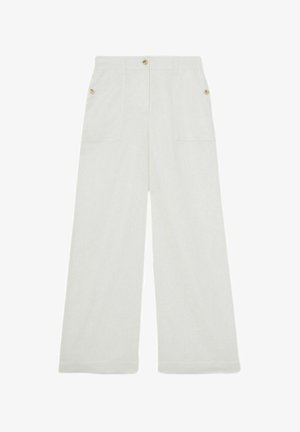 Reiss ASHBY WIDE LEG - Kalhoty - white