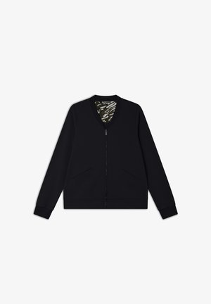 Freddy E COLLO IN CON DETTAGLI ANIMALIER - Sudadera con cremallera - black