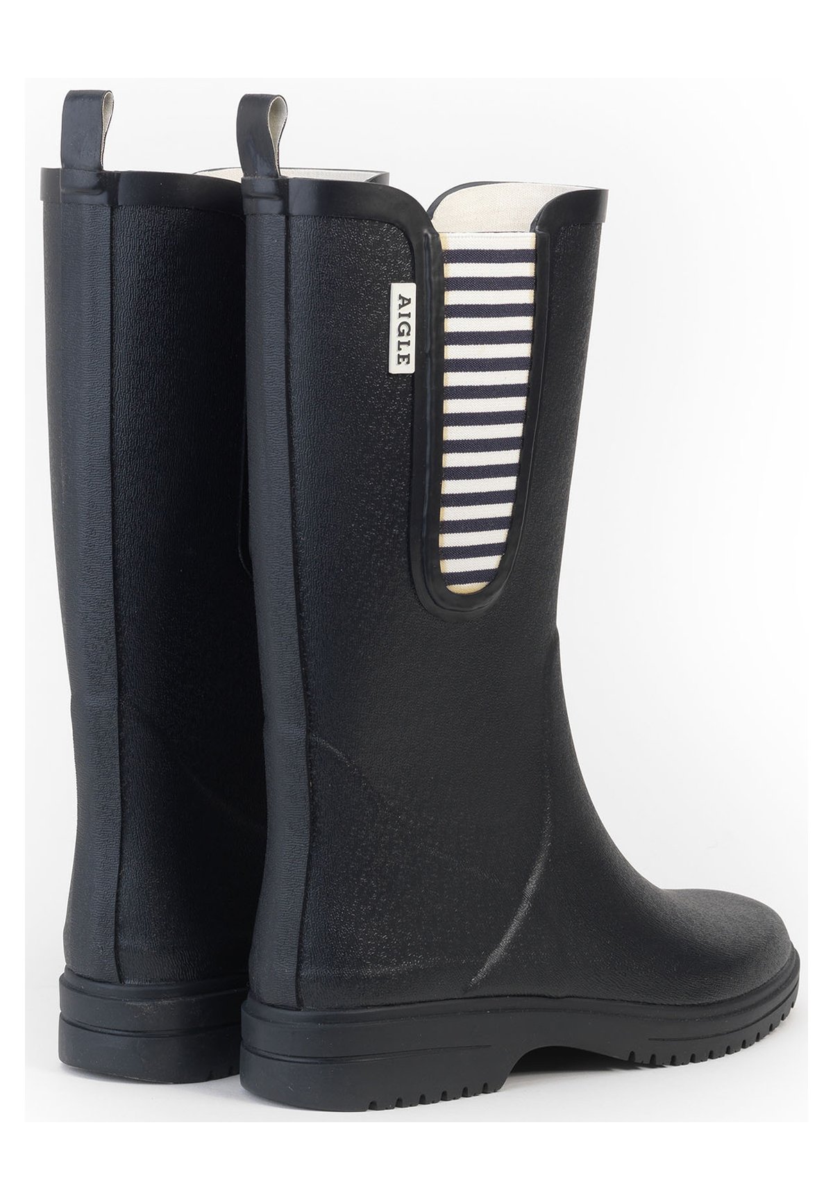 black aigle wellies