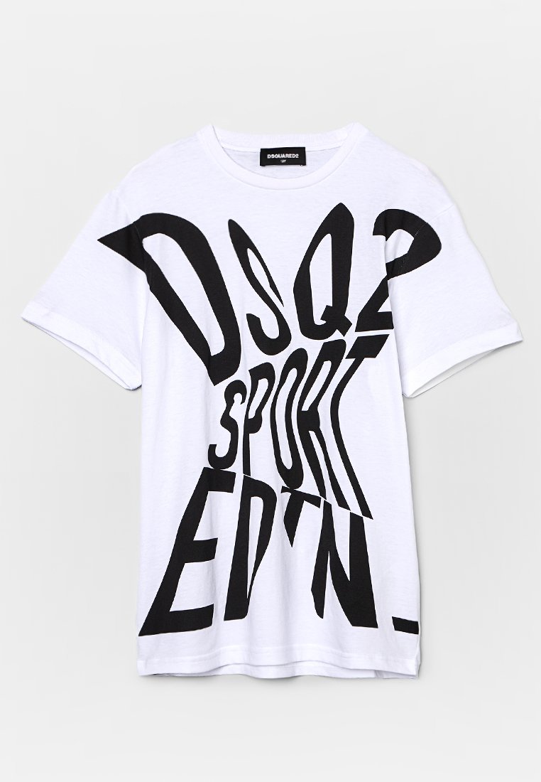 Dsquared2 T-shirt print wit Dsquared2 T-shirt print wit