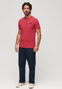 Superdry & Co VINTAGE LOGO  - Camiseta básica - cranberry crush red