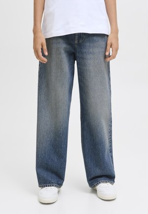 Jack & Jones Junior, JJIDAVE - Džínsy voľného strihu - blue denim