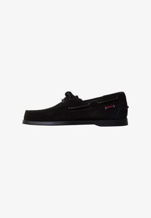 Sebago, MOCASSIN BASSE CUIR SEBAGO PORTLAND - Chaussures bateau - noir total
