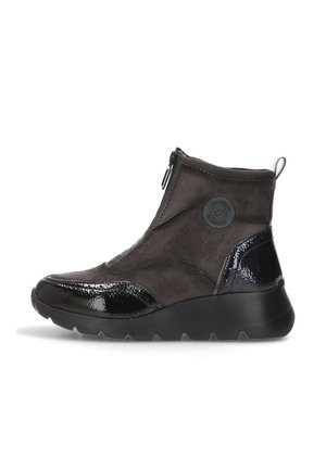 Botines de cuña - black