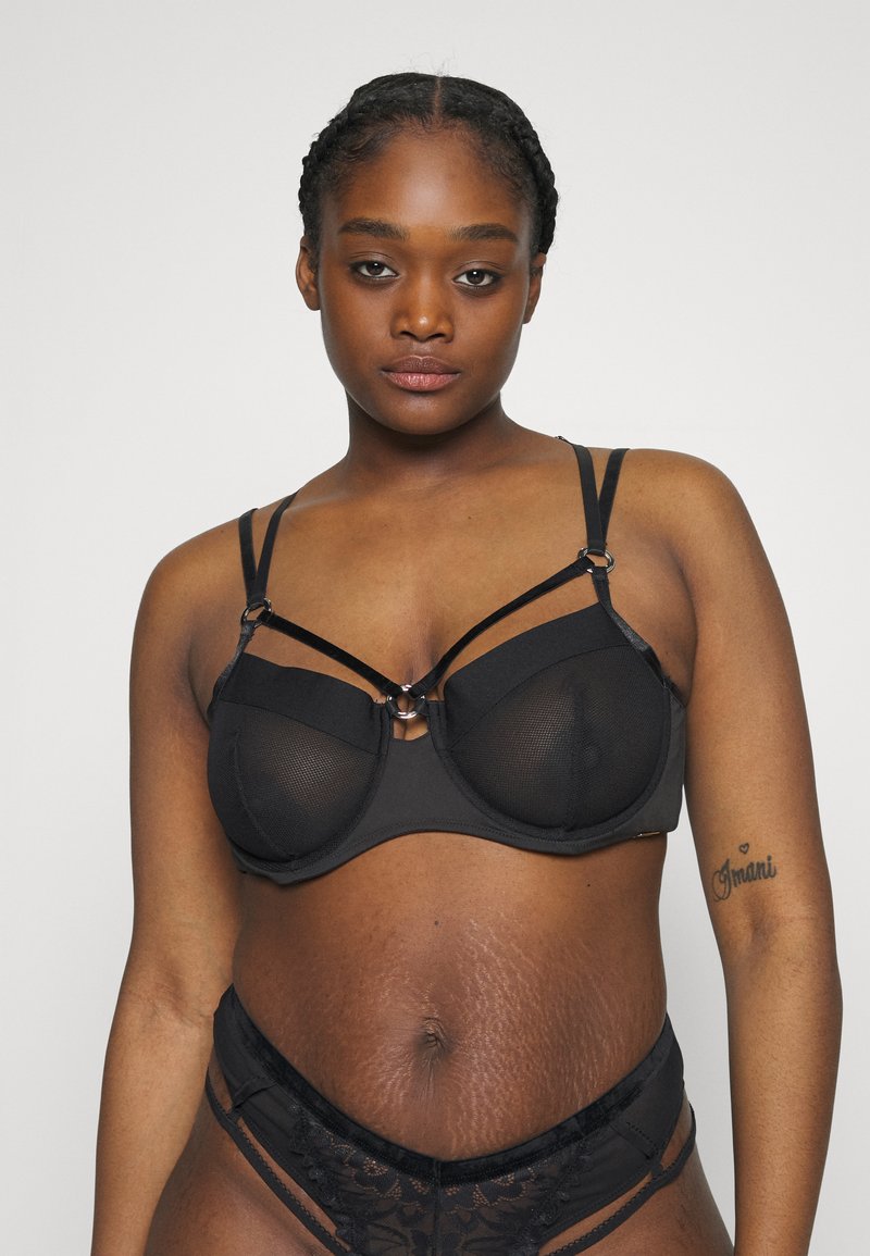 We Are We Wear SAPPHIRE HARNESS STRAPPY UNDERWIRE BRA