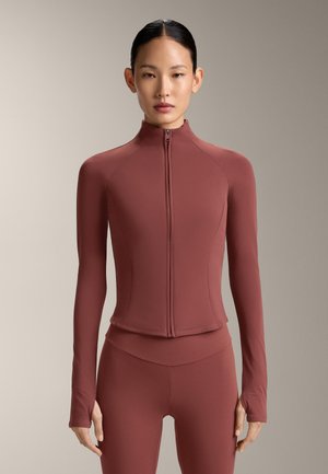 LIGHT AND WARM CROPPED TECHNICAL 32359332 - Giacca da running - mottled light brown