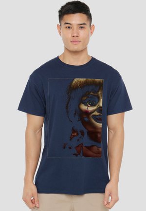 Warner Brothers, ANNABELLE/DOLL TEAR - Print T-shirt - dark blue
