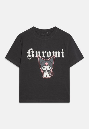 NKFNUNI KUROMI SKY - Camiseta estampada - asphalt