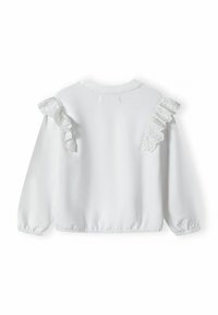 MINOTI BRODIERE FRILL CREW NECK - Mikina - cream