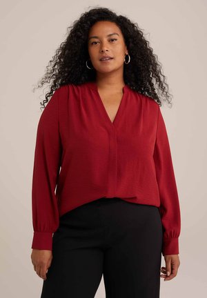 WE Fashion, CURVE - Bluse - red