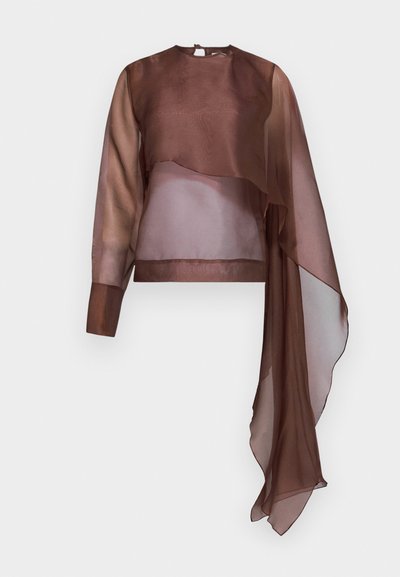 Materiel FLARE SLEEVE BLOUSE - Débardeur - umber