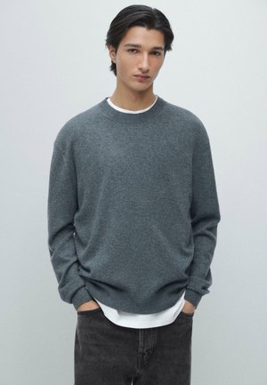 CREW NECK SWEATER - Strickpullover - dark blue
