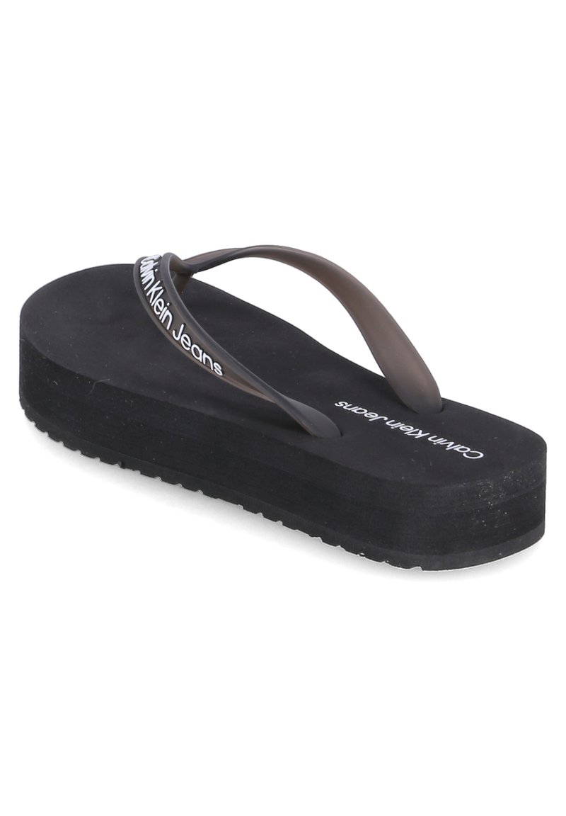 Damen Zehentrenner | Calvin Klein Jeans BEACH Bade-Zehentrenner schwarz - EB43281 Damen Zehentrenner | Calvin Klein Jeans BEACH Bade-Zehentrenner schwarz - EB43281