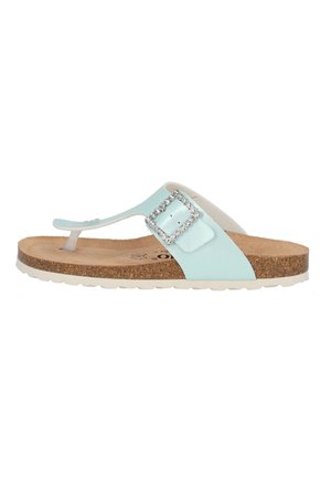 Palado by Sila Sahin KOS SQ  - T-bar sandals - türkis metallic