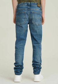 G-STAR 3301 SLIM PULL-UP - Jeans slim fit - sun faded indigo destroyed