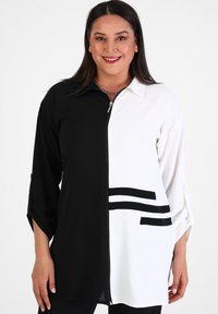 Modanisa POINT COLLAR  PLUS SIZE ALIA - Tunika - black