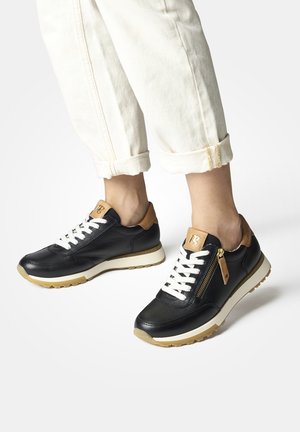 Sneakers laag - black cuoio